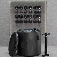 Pro Elite Recovery 90Cm Ice Pod Ice Bath Therapy Inflatable DWF Cold Plunge Tub for 03Hp Water Chiller for Athletes